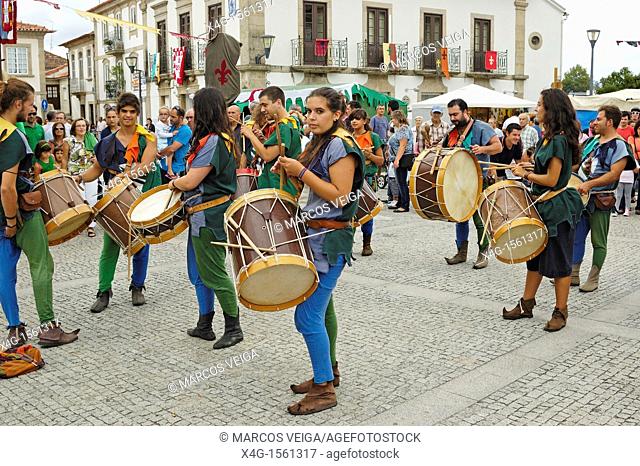 The annual medieval festival  Vila Nova de Cerveira, Portugal