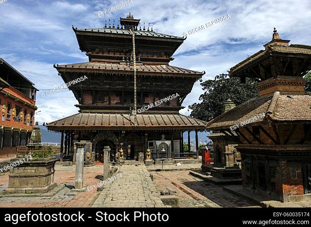 Bagh Bhairab Temple is a historic Hindu temple dedicated to the incarnation of Shiva as a tiger in Kirtipur, Kathmandu, Nepal
