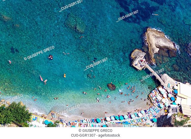 Marina Grande beach, Capri island, Naples, Campania, Italy, Europe