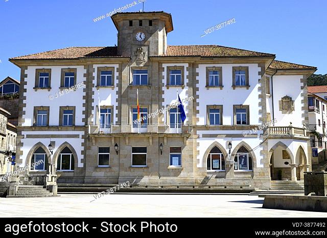 Muros city hall. A Coruna, Galicia, Spain