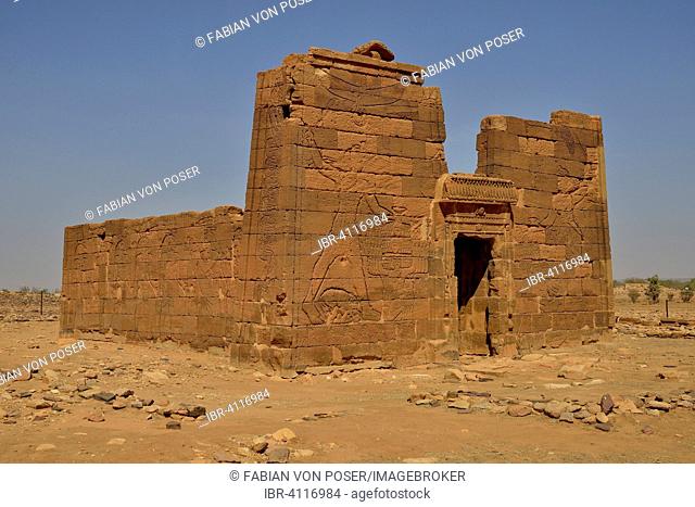 Lion Temple for the lion-deity Apedemak, Naga, Nubia, Nahr an-Nil, Sudan