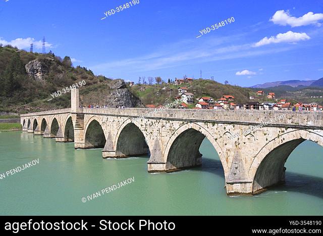Mehmed Pasa Sokolovic Bridge, Visegrad, Republika Srpska, Bosnia and Herzegovina