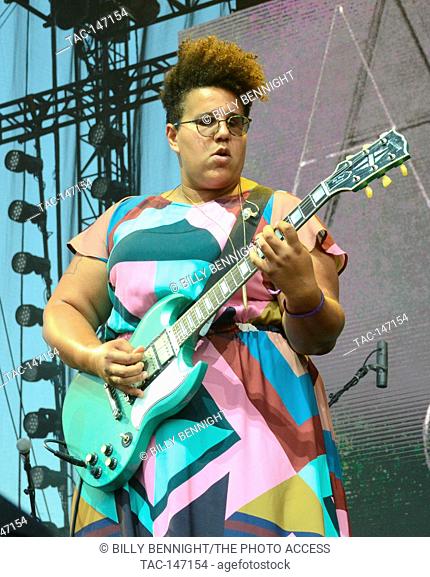 Brittany Howard singer of Alabama Shakes performs onstage during Arroyo Seco Weekend on June 24, 2017 at the Brookside Golf Course in Pasadena, California