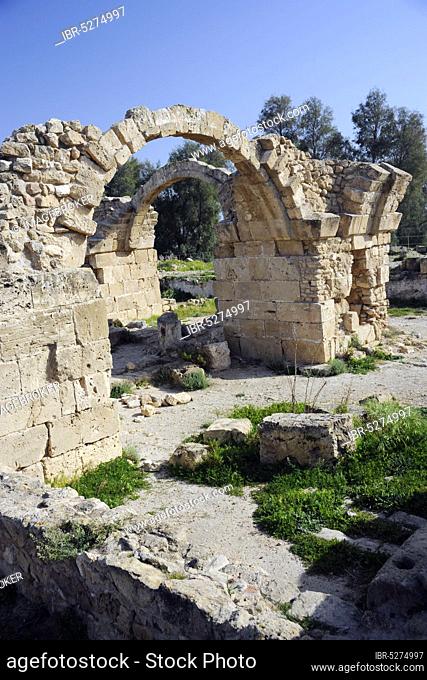 Saranda Kolones Ruins, Paphos, Republic of Cyprus, Stone Arch