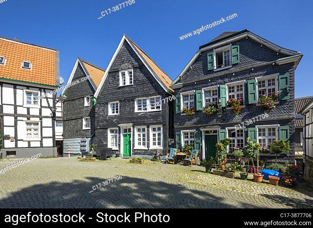 Wuelfrath, Germany, Wuelfrath, Bergisches Land, Niederbergisches Land, Niederberg, Rhineland, North Rhine-Westphalia, NRW, old town