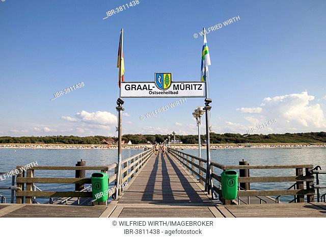 Pier, Graal-Mueritz, Mecklenburg-Vorpommern, Germany
