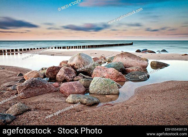 coast, stones, baltic sea