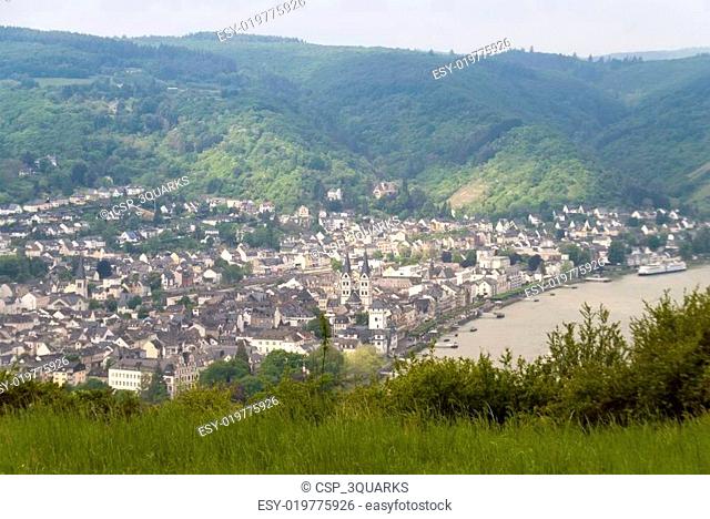 Boppard at the River Rhine