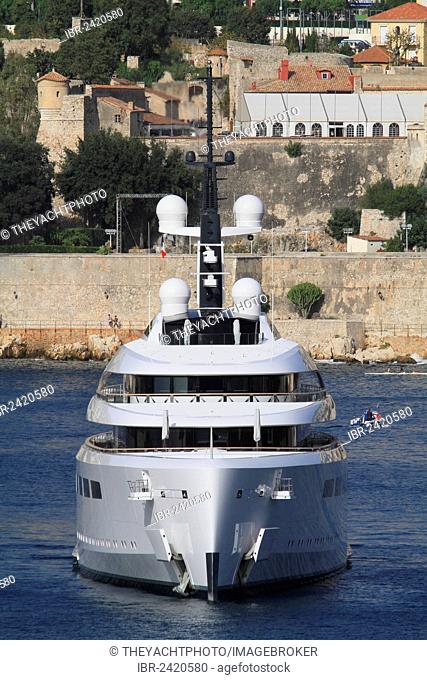 Vava II, a cruiser built by Pendennis Plus, formerly Devenport Yachts, length: 96 m, built in 2012, owned by Ernesto Bertarelli