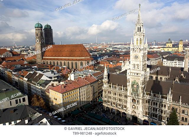 Europe, Germany, Munich, Glockenspiel