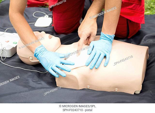 Defibrillator training