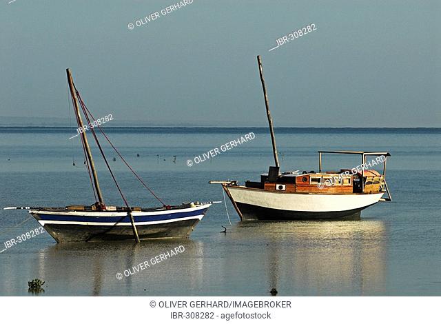 Fishing boats at Ibo Island, Quirimbas islands, Mozambique, Africa