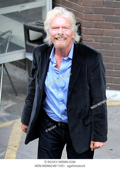 Richard Branson outside ITV Studios Featuring: Richard Branson Where: London, United Kingdom When: 28 Jun 2016 Credit: Rocky/WENN.com