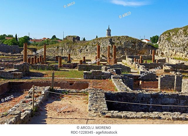 Roman Ruins, Conimbriga, Coimbra, Beiras region, Portugal