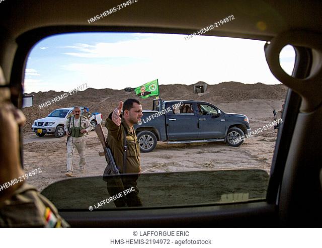 Iraq, Kurdistan, Kirkuk, kurdish peshmergas on the frontline
