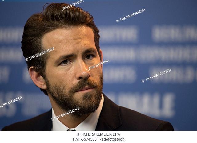 Actor Ryan Reynolds attends the press conference for 'Woman in Gold' during the 65th annual Berlin Film Festival, in Berlin, Germany, 09 February 2015