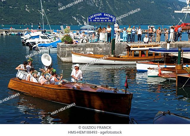 France, Savoie, Aix les Bains, Navig'Aix Festival on Lac du Bourget