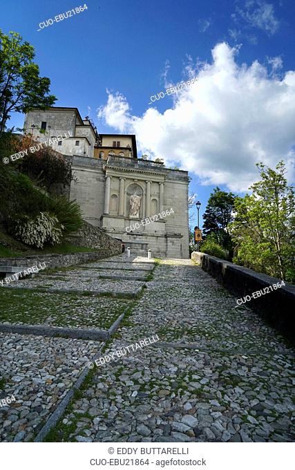 Fontana del Mosè fountain, Santa Maria del Monte, Sacro Monte di Varese, UNESCO, World Heritage Site, Lombardy, Italy, Europe