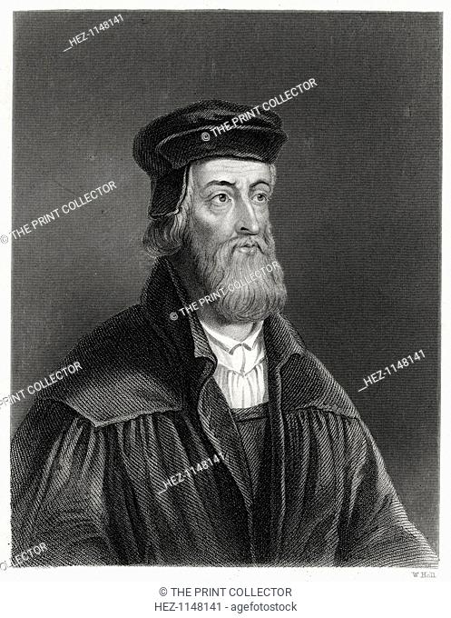 John Wycliffe, English theologian, 19th century. Wycliffe (c1330-1384) was a philosopher, religious reformer and a forerunner of the Protestant Reformation