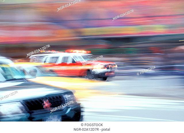 Paramedics Racing To The Scene