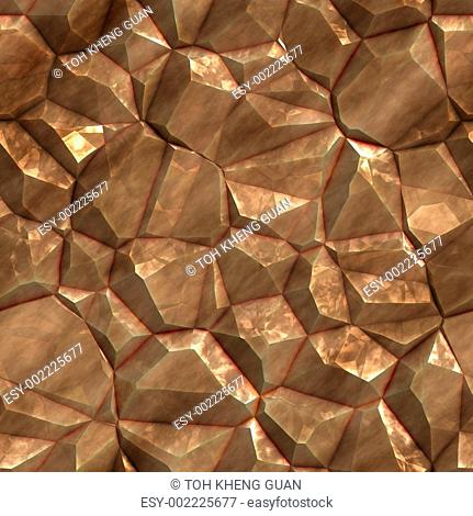 Gold ore deposits texture