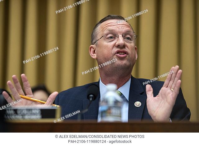 House of Representatives Judiciary Committee Ranking Member Doug Collins, Republican of Georgia, speaks during a hearing scheduled for Attorney General William...