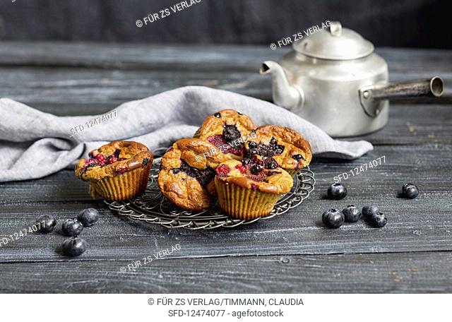 Fruits of the forest quark muffins (low GL)