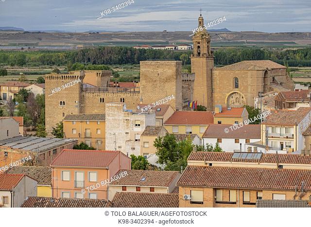 castillo de Aguas Mansas, construido durante los siglos XIII y XIV, Agoncillo, La Rioja , Spain, Europe