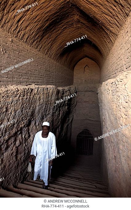 The entrance to the tomb of King Tanwetamani, part of the royal cemetery, El Kurru, Sudan, Africa