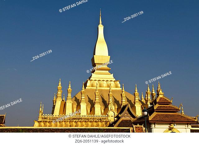 The Temple That Luang in Vientiane in Laos