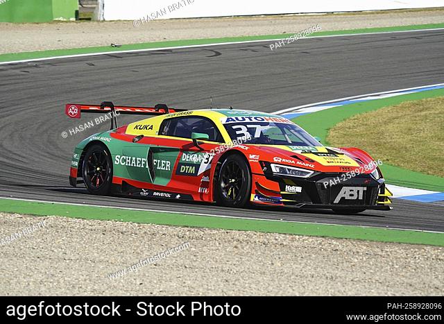 01.10.2021, Hockenheimring, Hockenheim, DTM 2021, Hockenheimring, 01.10. - 03.10.2021, in the picture Lucas di Grassi (BRA # 37), Audi R8 LMS GT3