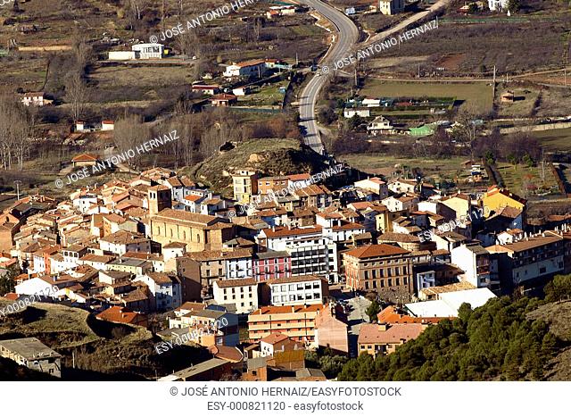 the small village of Nalda in la rioja