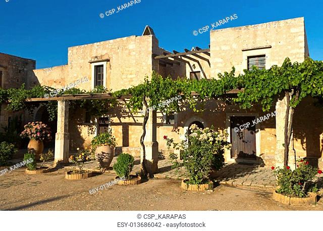 Arkadiou monastery at Crete island