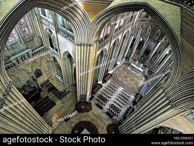 Coutances Cathedral, La Manche, Normandy, France