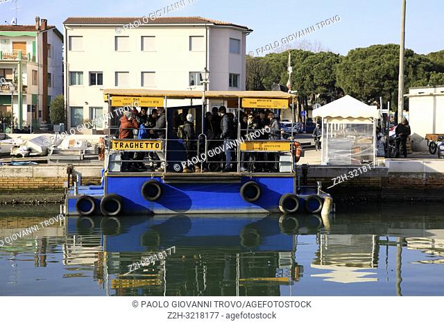 Harbor channel Leonardesque, Cesenatico, Forlì-Cesena, Emilia Romagna, Italy