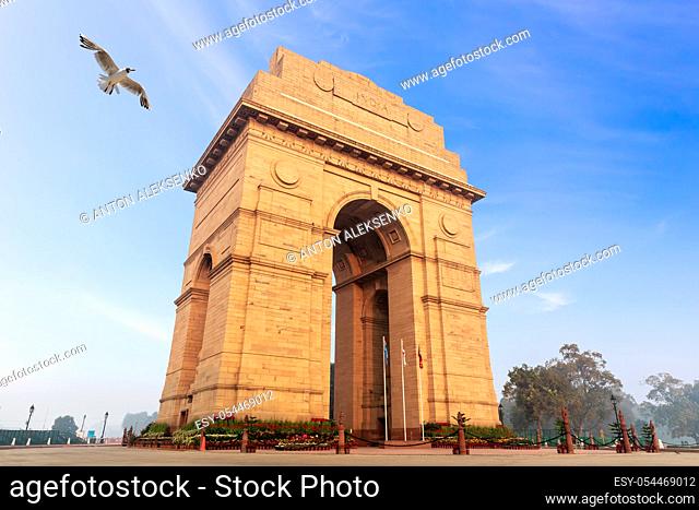 Gate of India, famous monument of New Delhi