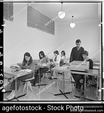 ***SEPTEMBER 6, 1971, FILE PHOTO***  With the new school year, a new apprenticeship school (pictured here on 6 October 1971) was opened in Frydek Mistek