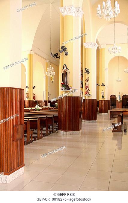 Inside, Church, Sant'Ana, 2016, center, Lavras, Minas Gerais, Brazil