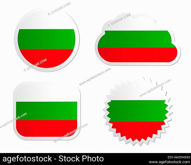 Fahne Bulgarien Sticker