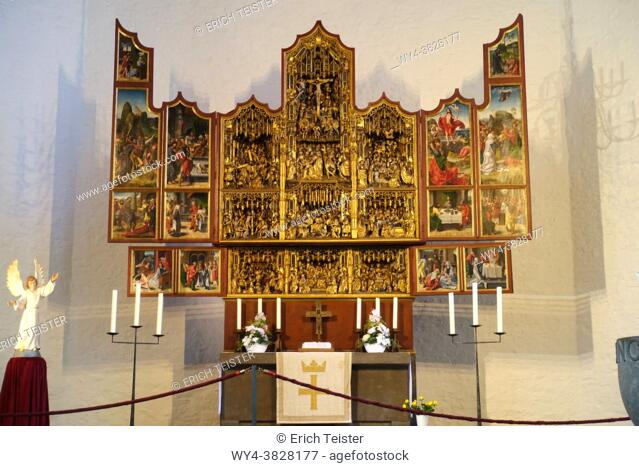 Antwerp Schitz Altar from 1524 - Evangelical St. Nicholas Church in the Old Town, Bielefeld, North Rhine-Westphalia, Germany