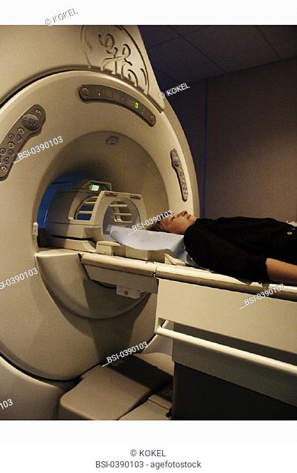 MRI<BR>Photo essay from hospital.<BR>Brive Hospital, in the Limousin region of France