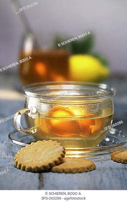 Ginger tea and biscuits