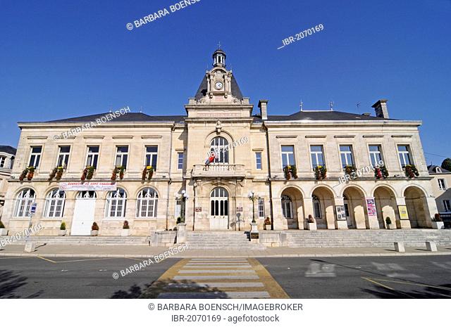 Town hall, community of Chauvigny, Poitiers, Vienne, Poitou-Charentes, France, Europe, PublicGround