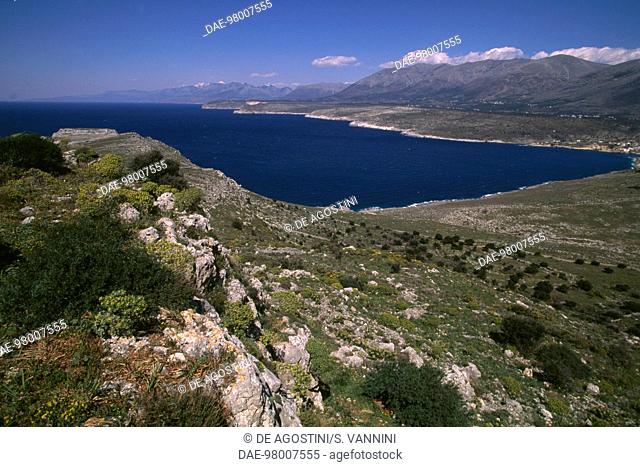 A section of Mani peninsula, Peloponnese, Greece
