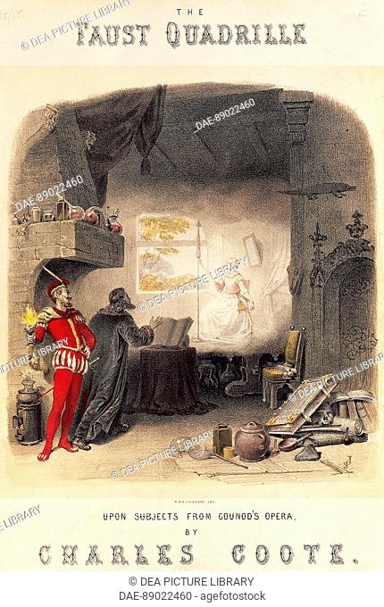 The Faust Quadrille, by Charles Coote (1808-1880), from the opera Faust by Charles Gounod.  Londra, Royal Opera House Archives
