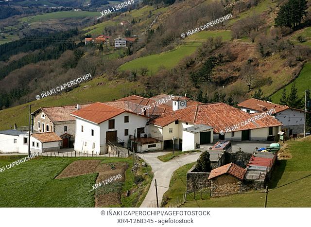 Urdaneta quarter, Pagoeta Natural Park, Aya Aia, Guipuzcoa Gipuzkoa Basque Country Euskadi, España Spain