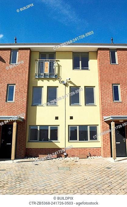 New housing at the South Lynn Millennium community development in Kings Lynn, one of seven UK sites set up in conjunction with English Partnerships and Local...