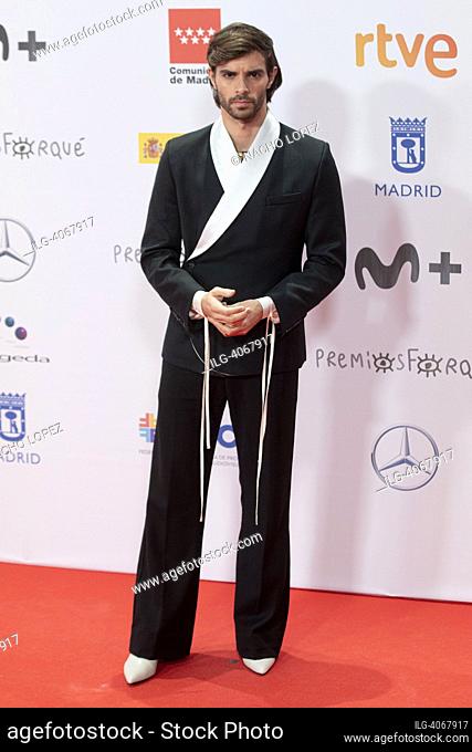 Jose Pastor attends to the red carpet at the 28th Forque Awards at Palacio Municipal de IFEMA photocall on December 17, 2022 in Madrid, Spain
