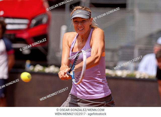 2014 Mutua Madrid Open Women's Singles - Maria Sharapova v Christina McHale - Round 2. Maria Sharapova defeated Christina McHale over 3 sets (6-1, 4-6