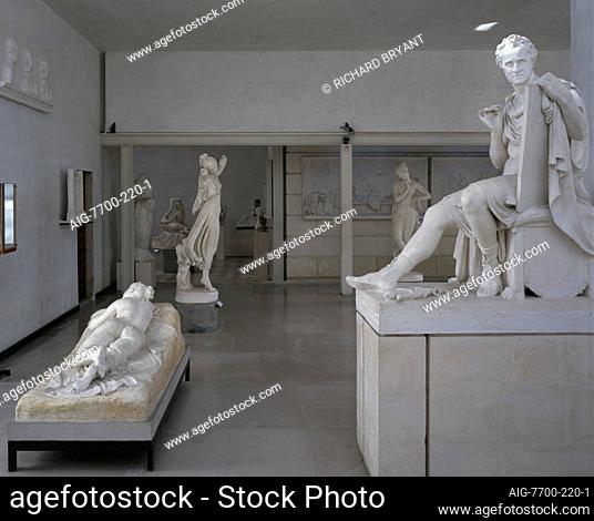 Canova Museum, Possagno, Italy. Sculptures by Antonio Canova 1757-1822 (New wing and restoration by Carlo Scarpa 1957)